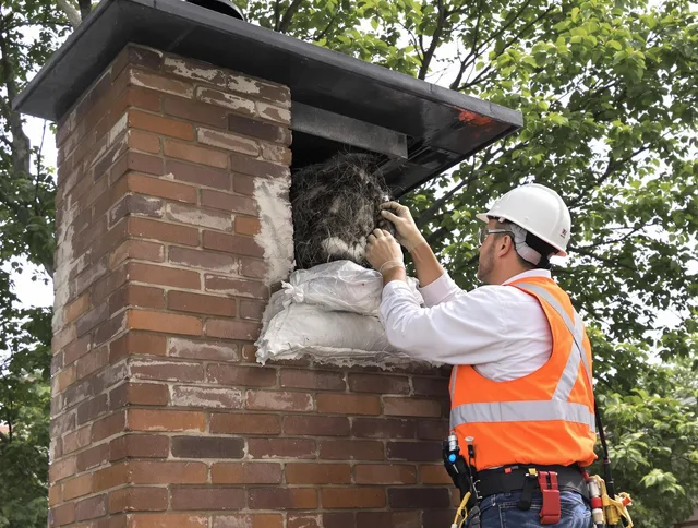 Humane removal of debris and animals by Largo Chimney Sweep in Largo, FL