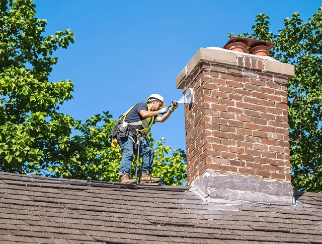 Largo Chimney Sweep performing an inspection with advanced tools in Largo, FL