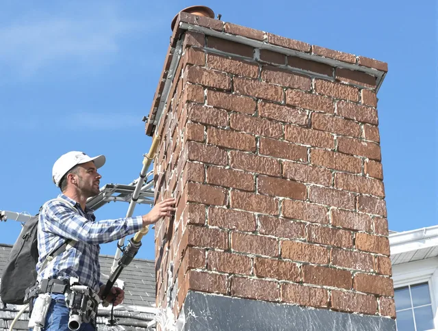 Brickwork for a chimney rebuild by Largo Chimney Sweep in Largo, FL