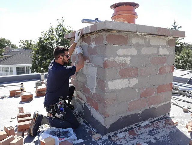 Advanced chimney repair process by Largo Chimney Sweep in Largo, FL