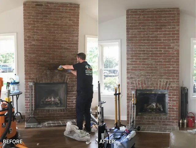 Finished chimney sweeping service by Largo Chimney Sweep in Largo, FL