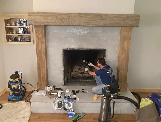 Detailed creosote removal process by Largo Chimney Sweep in Largo, FL