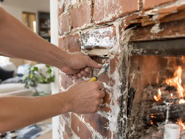 Routine fireplace repair by Largo Chimney Sweep in Largo, FL